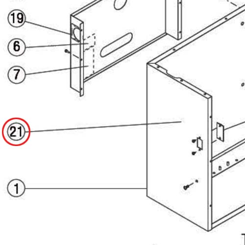 Decal Warning On/Off Sw X2