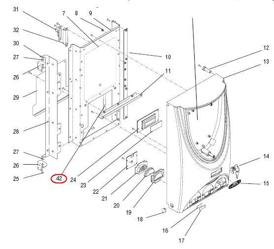 Kit,Door Baffle Lh Hinge Imix