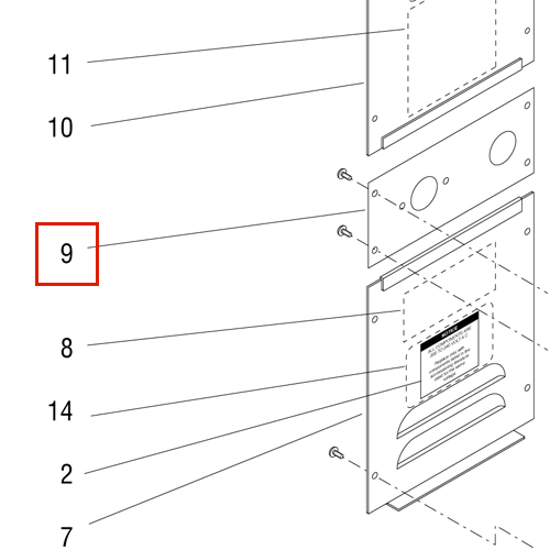 Kit, Cover H5 Middle Rearport