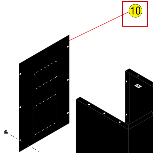 Panel W/Decals, Trunk Rear