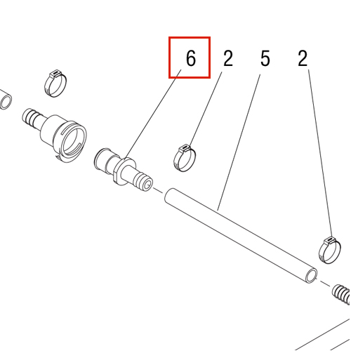 Coupling,Male 0.25 Tube Id