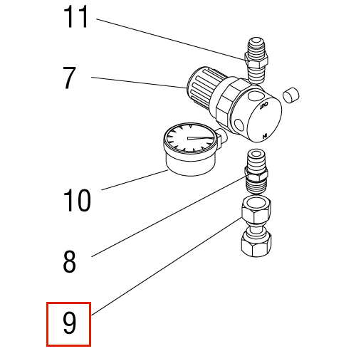 Connector, Fflr 0.375 X 0.375