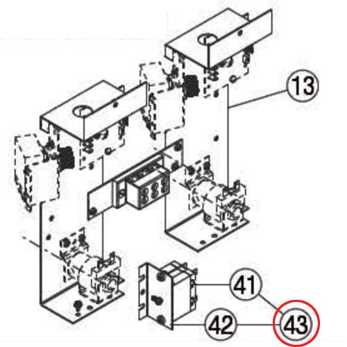 Relay W/Brkt Kit,200/240V