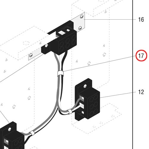 Wiring Harn Sw/Term Blk H10