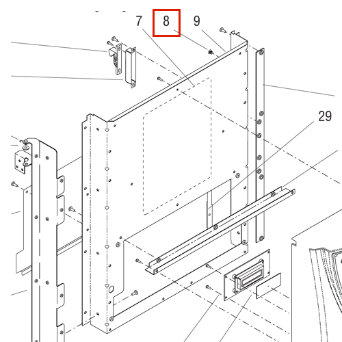 Switch Plate Assy, Imix-5S+