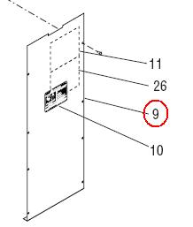 Panel W/Decals,Trunk(120/240V)