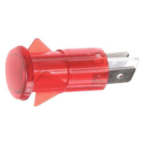 INDICATOR NEON RED 125V