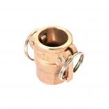 HOSE COUPLING, 1"NPT X 1"BRASS