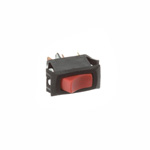 Rocker Switch Spst Mini (1-0) Red Lt